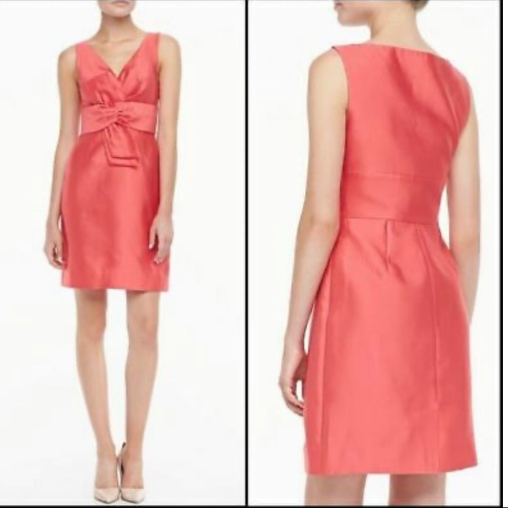 KATE SPADE Salmon Pink Silk Cocktail Dress